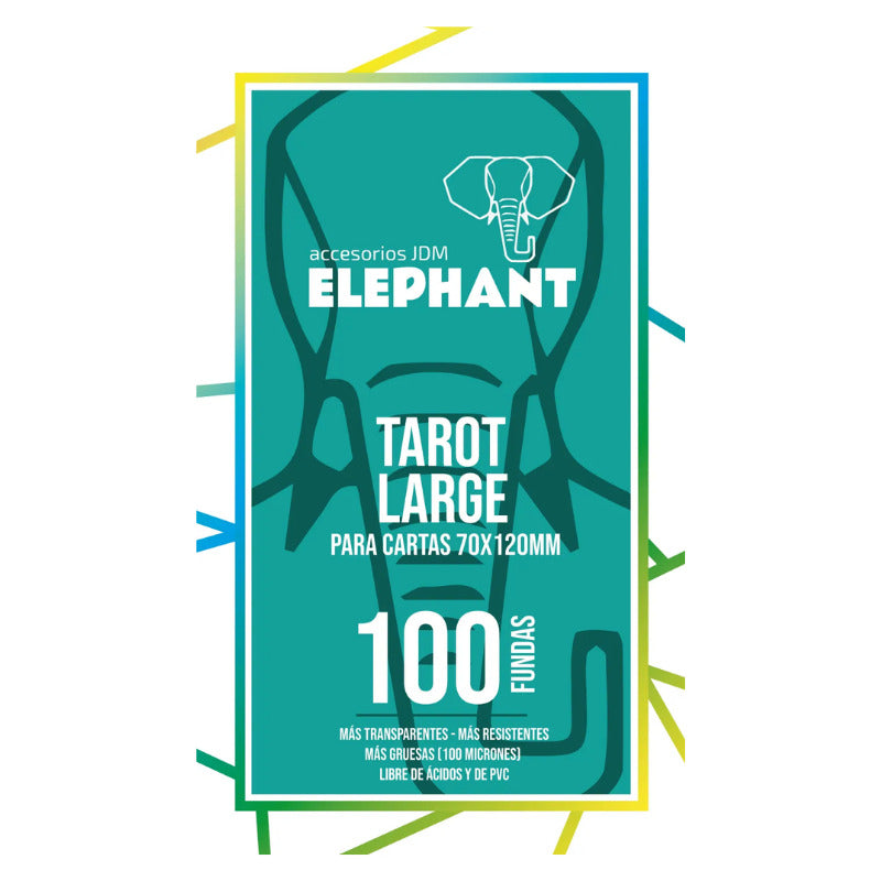 Elephant - Cubrecarta Tarot Large 100Unds 70X120