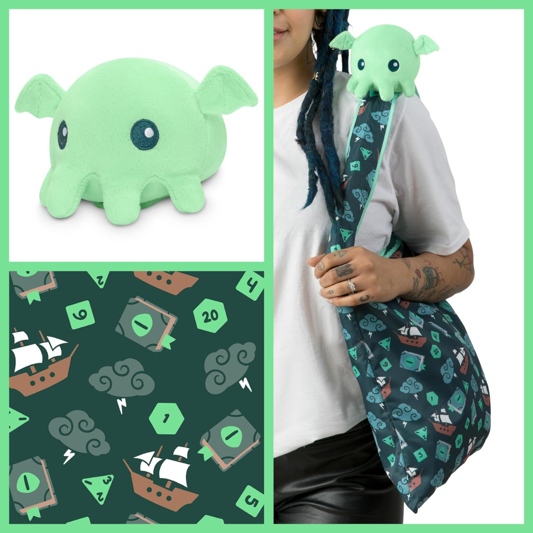 Tabletop Cthulhu Plushie Tote Bag