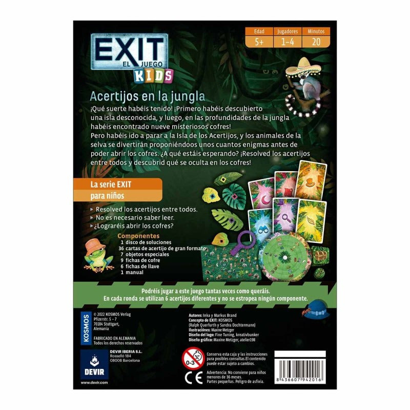 Exit - KIDS Acertijos En la Jungla