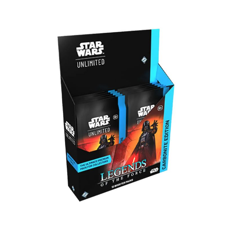 Star Wars Unlimited - Legends of the Force - Carbonite Booster Display - Inglés