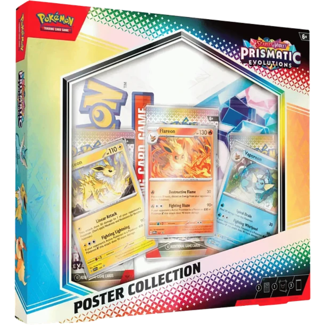 Pokemon TCG Scarlet and Violet Prismatic Evolutions - Poster Collection / Español
