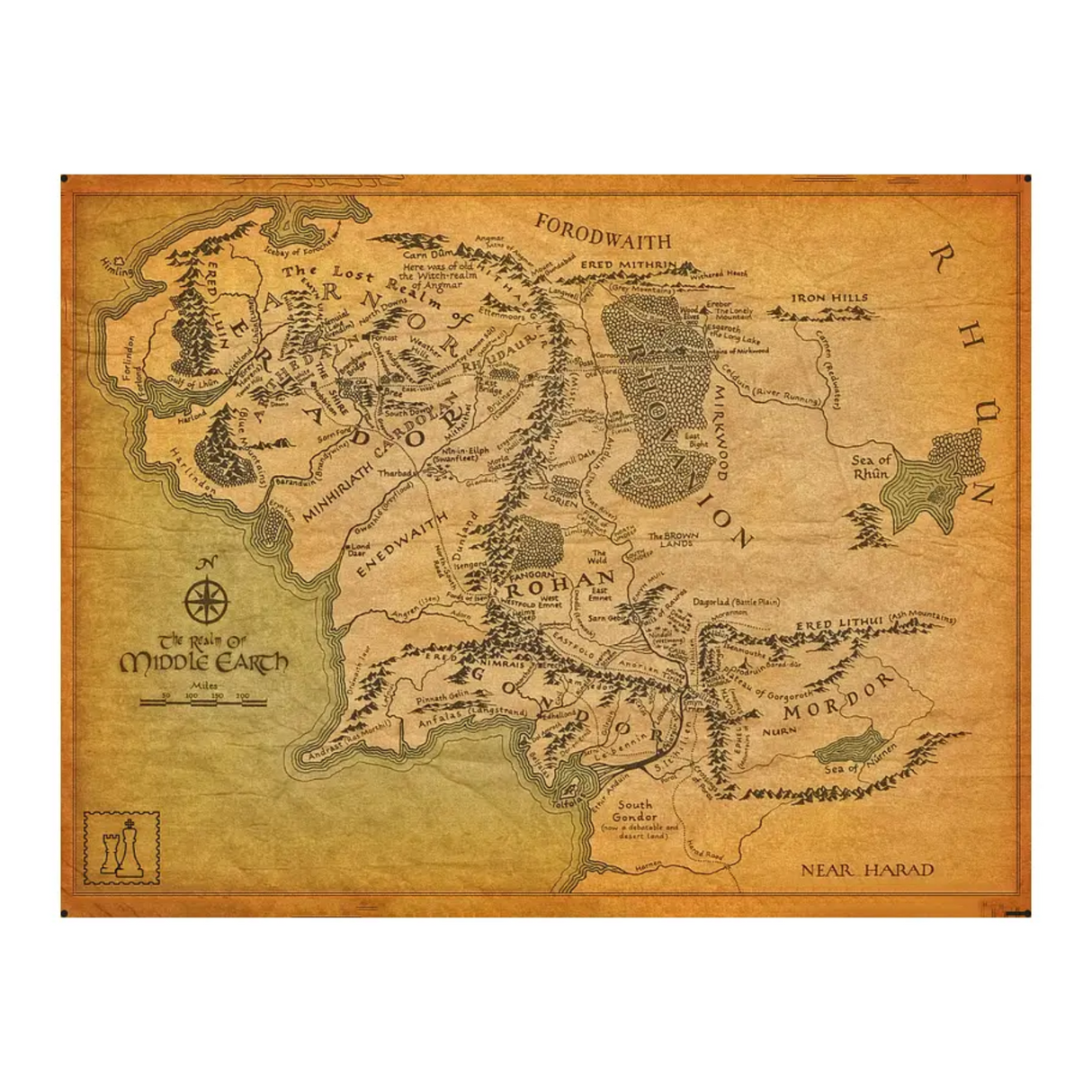 Playmat Enroque - Mapa Tierra Media 70x50