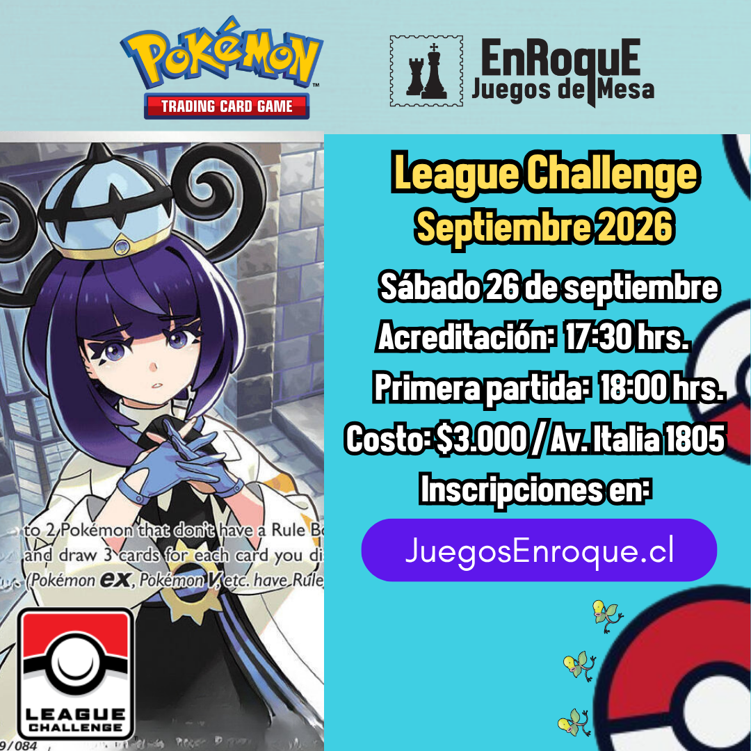 Pokemon League Challenge Enroque - Septiembre 2026
