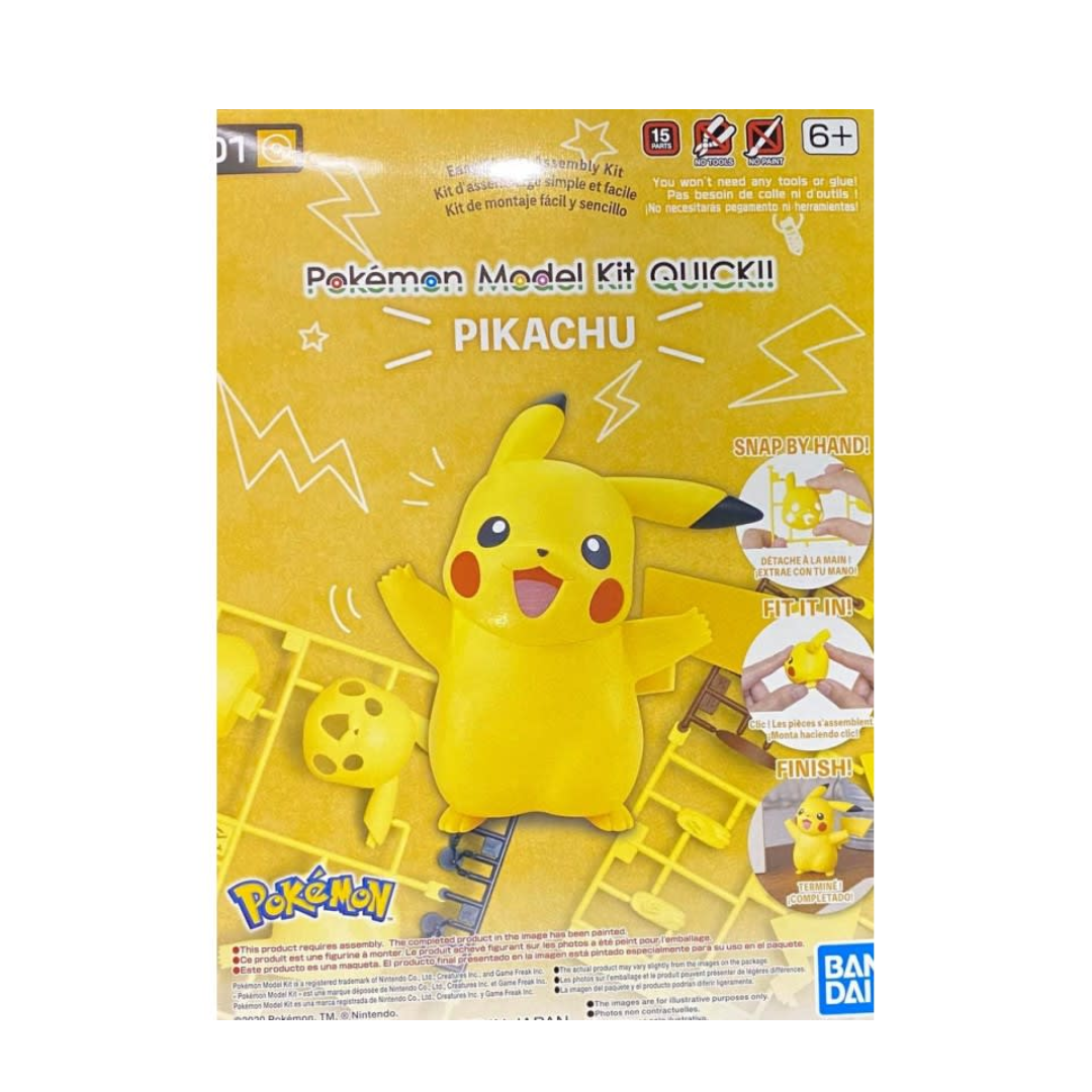 Model Kit Bandai Hobby - Pokemon Quick Pikachu