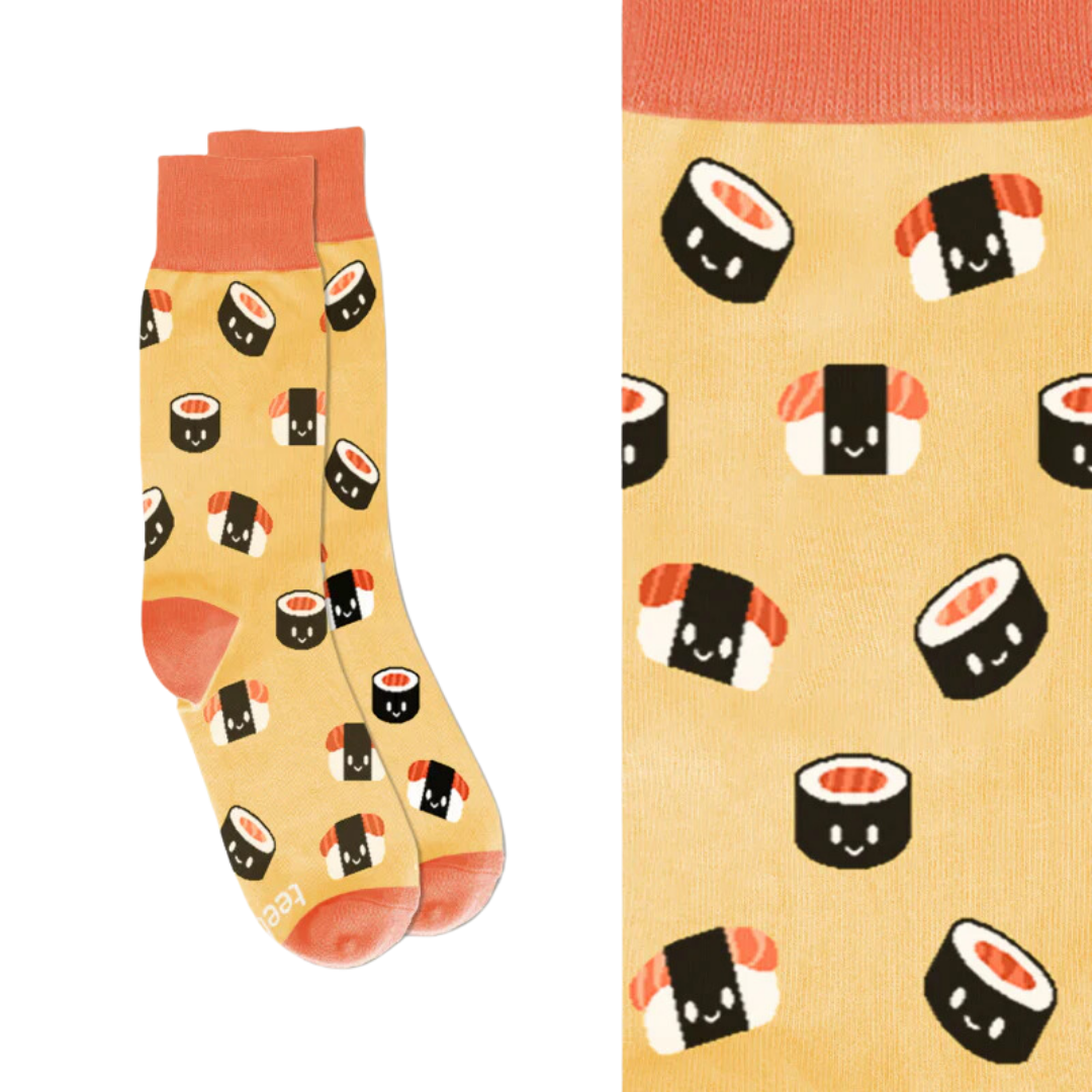 Sushi Pattern Socks