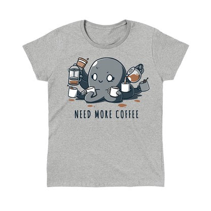 Polera Tee Turtle Unstable Games - Need More Coffee Octopus