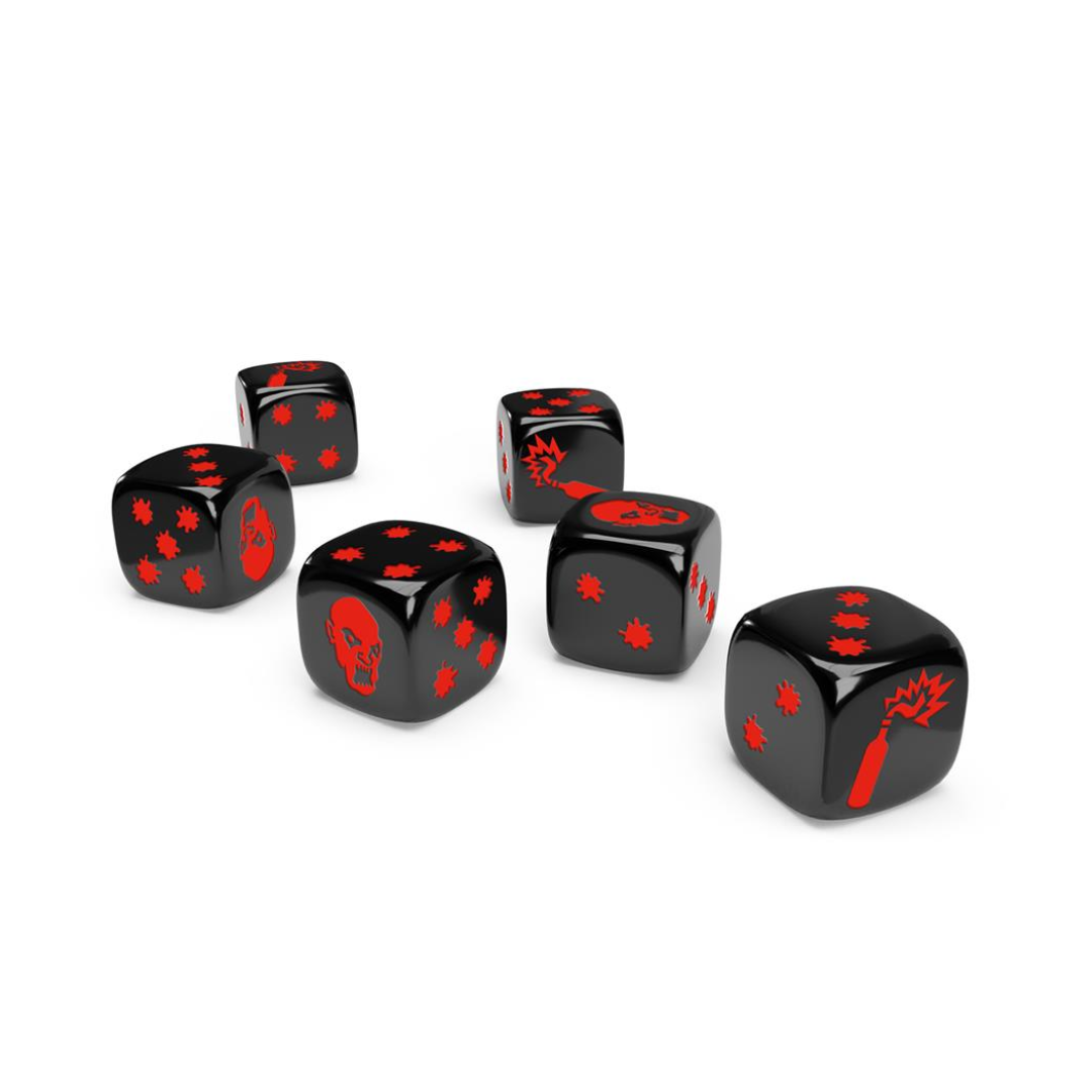 Zombicide - Special Black & White Dice